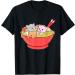 Anime Japanese Cat Ramen Kawaii Ramen Noodle Life T-Shirt