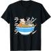 Cute Kawaii Cat Eating Ramen Noodles Japanese Food Lover T-Shirt