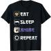Ramen Noodles Japanese Ramen Eat Sleep Anime Repeat Anime T-Shirt