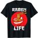 Japanese Anime Ramen Life Noodle Bowl Graphic T-Shirt