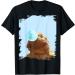 Cute Bearded Dragon Lizard Chewing Blue Gum T-Shirt