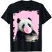 Nice panda that chews pink chewing gum T-Shirt