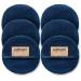 Labeaut Sliming Pads - Washable & Reusable Microfiber Makeup Remover Pads (6pcs 9cm) for Facial Cleaning - Navy Blue - Buy Online on GoSupps.com