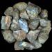 Crocon Labradorite Rough Bulk Natural Stone Raw Gemstone Tumbling Cabbing Polishing Gem Mining Chakra Balancing Reiki Healing Good Luck Home Office Decor Weight :-2Lb Approx Labradorite 2 LB