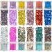 Azberg Chunky Glitter for Tumblers Pack of 12 (0.18oz Glitter Each) Holographic Glitter for Resins Body Glitter Nail Glitter Flakes Face Glitter Hair Glitter Loose Glitter for Crafts & Slime