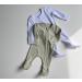 DreamBuy Ribbed Cotton Zip Up Baby Sleepsuit for Newborns | Unisex Baby Boy and Girl Clothes 0-3 Months Sage - Buy Online on GoSupps.com