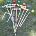 Hey! Play! Wooden Croquet Set - Deluxe Outdoor Sports Game with Carrying Case for Family Fun - 6 Players - Buy Online on GoSupps.com