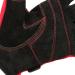 Contraband Black Label 5050 Fingerless Weight Lifting Gloves - Red Medium - Buy Online on GoSupps.com