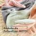 Moyo Baby Batzeponcho with Rabbit Ears - Soft 100% Terry Cotton Hooded Towel for Toddlers (0-3 Years) - Washable Poncho Bath Towel in Ros (68x56cm) - Buy Online on GoSupps.com