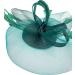 Ladies Dark Green Feather Fascinator Clip/Headband Weddings Races Royal Ascot Hair Piece - Buy Online on GoSupps.com