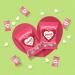 Buy Intact Cherry Hearts Glucose Candies - 75g Individually Wrapped Sweet Treats for Energy Boost | International Shipping Available - Buy Online on GoSupps.com