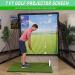 GoSports 7 ft Golf Simulator - Premium 7 ft Size for Realistic Indoor Golf Experience - Buy Online on GoSupps.com