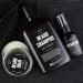 Big Forest Beard Growth Kit | 100% Natural Beard Shampoo Oil & Balm - Organic Facial Hair Care in Mustache Stamped Pouch - Buy Online on GoSupps.com