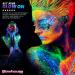 The Glowhouse UV Neon Face Paint and Body Paint Set (Pack of 6) Fluorescent Brightest Glow under UV! - Buy Online on GoSupps.com