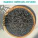 Bamboo Charcoal Exfoliating Loofah Bath Back Brush - Long Handle for Men and Women - Buy Online on GoSupps.com