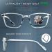 Buy ATTCL Unisex Blue Light Filter Glasses - UV Protection No Prescription Needed Model M Bl5577-Transparent - Buy Online on GoSupps.com