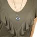 Wild Essentials Cross Essential Oil Diffuser Necklace - Stainless Steel Locket Pendant with 24-inch Chain & 12 Color Refill Pads | Customizable Aromatherapy Jewelry - Buy Online on GoSupps.com