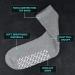 Debra Weitzner Non-Slip Diabetic Crew Socks 3-Pack - Loose Fit for Men & Women - Crew Grey with Grips (Size 13-15) - Buy Online on GoSupps.com