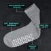 Debra Weitzner 6Pk Non-Binding Diabetic Socks - Crew Ankle 13-15 Grey With Grips - Buy Online on GoSupps.com