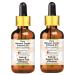 Greenwood Essential Pure Hibiscus Carrier (Infused) Oil (Hibiscus rosa-sinensis) with Glass Dropper Premium Therapeutic Grade for Hair, Skin & Aromatherapy (Pack of Two) 100ml X 2 (6.76 oz)