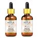 Greenwood essential natural color thistle oil (Carthamus tinctorius) with glass dripper natural therapeutic quality cold -pressed (pack of Two) 100ml x 2 (6.76 oz)