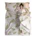 Azarxis Sleeping Bag Liner Travel Sheet Lightweight Compact Cotton Sleep Bag Sack for Camping Traveling Hotels Hostels & Backpacking #01 White L - 5.91 x 6.89 ft