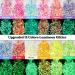 LET'S RESIN Glow in The Dark Chunky Glitter - 12 Colors | 0.42oz/Bottle High Luminance Cosmetic Grade Glitter for Resin, Nails, Skin, Slime & More - Halloween Blue - Buy Online on GoSupps.com