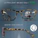 ATTCL Unisex Blue Light Filter Glasses - UV Protection Headache Relief Non-Prescription - Model M Bl5577 Leopard - Buy Online on GoSupps.com