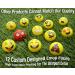 Oji-Emoji Premium Emoji Golf Balls 12-Pack Unique Professional Practice Golf Balls for Golfers Fun Golf Gifts for Men, Women, Dads, and Kids - Buy Online on GoSupps.com