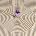 Natural Amethyst Crystal Pendulum for Divination & Reiki | Chakra Healing with Chain & Jewelry Bag - Buy Online on GoSupps.com