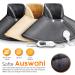 Sinn Electric Heating Pillow for Shoulder Neck & Back | 3 Temperature Levels & Auto Shut-Off | 100W Heating Cape in Anthracite - Buy Online on GoSupps.com