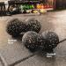 Fitcarrots Duoball Set - 8 & 12 cm Twinball for Fascia Training Self-Massage & Trigger Point Therapy - Expert Guide Included - Black - Buy Online on GoSupps.com