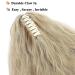 Ponytail Extension - 24 Medium Blonde Wavy Hair Piece with Clip | Realistic Corn Braid Hair Extensions for Effortless Style - Buy Online on GoSupps.com