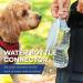 Bonza Medium Collapsible Dog Bowl 750ml - Sturdy Rim Carabiner & Water Bottle Holder - Navy Blue - Buy Online on GoSupps.com