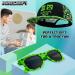 Minecraft Baseball Cap Set for Kids - 2 Snapback Caps & Sunglasses | Boys Sun Protection Black/Green Official Merchandise - Buy Online on GoSupps.com