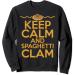 Keep Calm And Eat Spaghetti Pasta Meatballs Tomato Sauce Top Sweatshirt