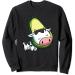 Love avocado and cow avocado halloween costume Sweatshirt