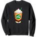 Coffee Lovers Delight Creamy Tasty Coffee Design Sweatshirt