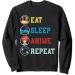 Ramen Noodles Eat Sleep Anime Repeat Japanese Manga Anime Sweatshirt