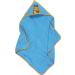 Playshoes Baby Terry Cloth Hooded Towel Bath Towel The Mouse Aqua Blue 100x100cm
