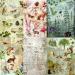 Woodland Theme Mulberry Rice Paper, 8 x 10.5 inch - 6 x Different Printed Mulberry Paper Images 30gsm Visible Fibres for Decoupage Crafts Mixed Media Collage Art