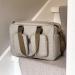 My Babiie Deluxe Changing Bag - Padded Mat, Bottle Warmer, Messenger Bag - Beige - Buy Online on GoSupps.com