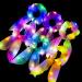 6PCS LED Light Up Hair Bows Scrunchies - Neon Bunny Ear Glow Hair Bands for Women Girls | Glow in the Dark Hair Accessories & Party Decorations - Buy Online on GoSupps.com
