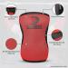 Moose 5mm Neoprene Elbow Sleeves: USPA Approved Support for Weightlifting & Powerlifting | Medium Black-Red - Buy Online on GoSupps.com