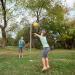 STERLING Sports Compact Tetherball Set - Outdoor Backyard Game with Ball, Rope, Metal Pole, and Air Pump - Buy Online on GoSupps.com
