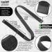 Loopbelt No-Scratch Web Belt | Rubber Coated Tips | Hook & Loop Fasteners | Small 28-32 - Buy Online on GoSupps.com