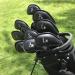 Customizable 12pcs Thick Synthetic Leather Golf Iron Head Covers Set - Universal Fit for Callaway, Ping, Taylormade, Cobra - Black/Silver - Craftsmangolf.com - Buy Online on GoSupps.com