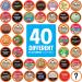 Two Rivers Coffee Flavoured Coffee Pods Variety Pack Single-Cup Compatible with Keurig 2.0 K-Cup Brewers 40 Count & Best of The Best Cocoa Pods Compatible With 2.0 Keurig K Cup Brewers Variety - Buy Online on GoSupps.com