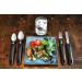Adaptive Eating Utensils for Parkinson's, Arthritis, MS, Elderly | Easy Grip Silverware Set with Knife, Fork, 2 Spoons | Stainless Steel | Hand Tremors, Handicapped | By Celley (Black) - Buy Online on GoSupps.com