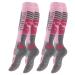 STARK SOUL 2 pairs of women's SKI functional socks ski socks with special padding old pink/grey size 39-42